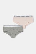 Calvin Klein Underwear slip hlačke otroške bombažne z elastanom paket 2 kosov roza G80G800727