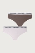 Calvin Klein Underwear slipy dziecięce bawełniane z elastanem 2-pack fioletowe G80G800727