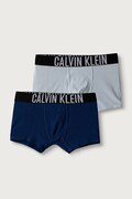 Calvin Klein Underwear bokserki dopasowane dziecięce bawełniane z elastanem 2-pack niebieskie B70B700509
