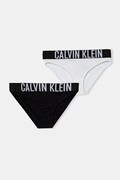 Calvin Klein Underwear slipy dziecięce bawełniane z elastanem 2-pack czarne G80G800729