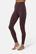 Kari Traa legginsy funkcyjne damskie wełniane INES bordowe 624020