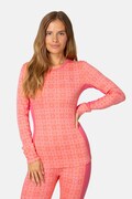 Kari Traa longsleeve funkcyjny damski wełniany ROSE pomarańczowy 624055