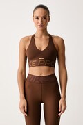 Nike biustonosz sportowy Nike Pro Sculpt brązowy IB9896.259