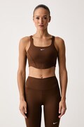 Nike top treningowy damski Nike One brązowy IO2234.259