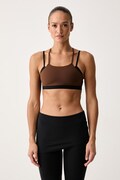 Nike biustonosz do jogi Zenvy brązowy IX7279.259