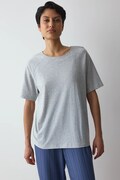 Triumph T-shirt piżamowy damski bawełniany Mix & Match szary 10229537