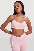 BetterMe biustonosz do jogi Contrast różowy BRA00037