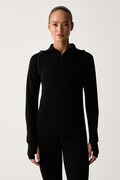 Devold longsleeve funkcyjny damski wełniany Expedition Merino czarny PDGO.155.244.A