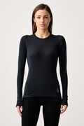 Devold longsleeve funkcyjny damski z wełny merino Adventure Merino granatowy PDGO.245.228.B