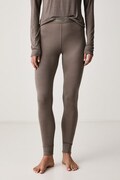 Devold legginsy funkcyjne damskie wełniane Breeze Merino brązowe PDGO.180.110.A