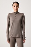 Devold longsleeve funkcyjny damski wełniany Breeze Merino brązowy PDGO.180.246.A