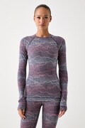Smartwool longsleeve funkcyjny damski z wełny merino różowy SW016370R401