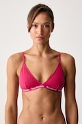 Juicy Couture триъгълен сутиен от памук с еластан FEMME BEV SCALLOPED EDGE червен JCTQB226951