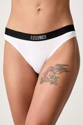 MM6 Maison Margiela figi damskie z bawełną białe MKL840060