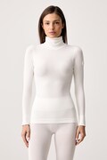 Fusalp longsleeve funkcyjny damski z dodatkiem kaszmiru ALISIER II biały Y1206