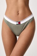 Tommy Hilfiger stringi damskie z bawełną zielone UW0UW06701