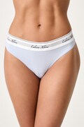 Calvin Klein Underwear chiloți g-string pentru femei cu bumbac albaștri LV00QF9075