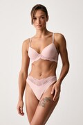 Calvin Klein Underwear stringi damskie różowe LV00QF8968
