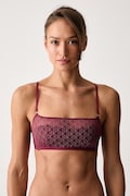 Calvin Klein Underwear biustonosz bordowy LV00QF8973