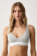 Calvin Klein Underwear trojuholníková podprsenka s modalom sivá LV00QF8990