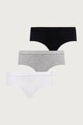 United Colors of Benetton majtki damskie bawełniane z elastanem 3-pack szare 3G681S033