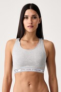 United Colors of Benetton σουτιέν βαμβάκι με ελαστάν γκρί 3G681R02F