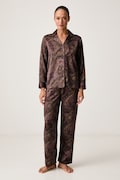Lauren Ralph Lauren piżama dwuczęściowa damska fioletowa ILN92556