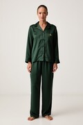Lauren Ralph Lauren piżama dwuczęściowa damska zielona ILN92556