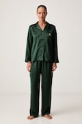 Lauren Ralph Lauren piżama dwuczęściowa damska zielona ILN92556