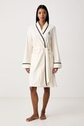 Lauren Ralph Lauren szlafrok damski bawełniany beżowy ILN42568
