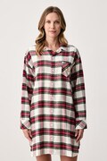 Lauren Ralph Lauren koszula piżamowa damska z bawełną beżowa ILN32551