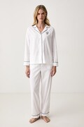 Lauren Ralph Lauren piżama damska bawełniana biała ILN92545