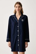 Lauren Ralph Lauren koszula nocna damska bawełniana granatowa ILN32545