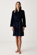 Lauren Ralph Lauren szlafrok damski granatowy ILN42534
