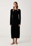 DKNY koszula nocna damska z wiskozy czarna YI00136