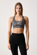 adidas by Stella McCartney спортивний бюстгальтер сірий KG3215