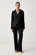 Guess piżama damska LILIBET czarna O6BX03 W3501