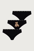 Guess figi damskie bawełniane z elastanem ARIA 3-pack czarne O6BG03 K5996