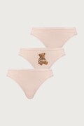 Guess stringi damskie bawełniane z elastanem ARIA 3-pack różowe O6BG02 K5995
