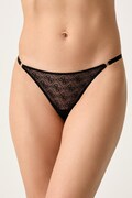 Guess stringi damskie koronkowe TAYLOR czarne O6BE03 K4916