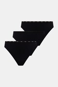 BOSS figi damskie 3P MICRO THONG 3-pack czarne 50566476
