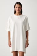 HUGO koszula nocna damska z bawełną NITE NIGHTY beżowa 50566619