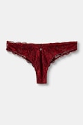 Emporio Armani Underwear figi damskie koronkowe czerwone EW000398.AF25576