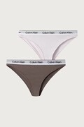 Calvin Klein Underwear nohavičky detské bavlnené s elastanom 2-pak fialové G80G800726