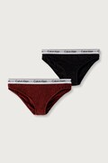 Calvin Klein Underwear kalhotky dětské bavlněné s elastanem 2-pack burgundské G80G800726