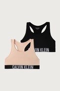 Calvin Klein Underwear podprsenka detská bavlnená s elastanom 2-pak oranžová G80G800744