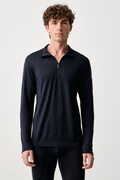 Devold longsleeve funkcyjny męski wełniany Breeze Plus Merino granatowy PDGO.183.240.B