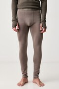 Devold legginsy funkcyjne męskie wełniane Breeze Merino brązowe PDGO.180.124.A