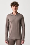Devold longsleeve funkcyjny męski wełniany Breeze Merino brązowy PDGO.180.245.A