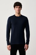 Smartwool longsleeve termoaktywny męski z wełny merino granatowy SW0163500921